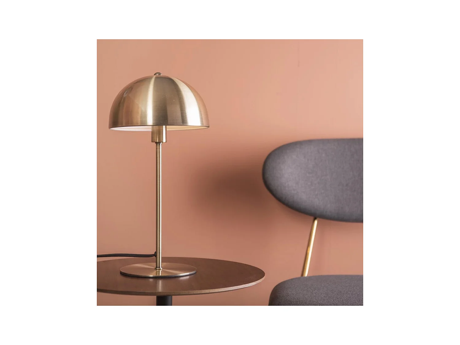 Lámpara de mesa de metal Bonnet 39 cm