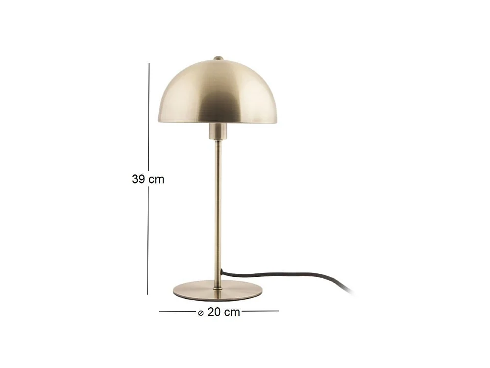 Tafellamp Bonnet - Geborsteld goud