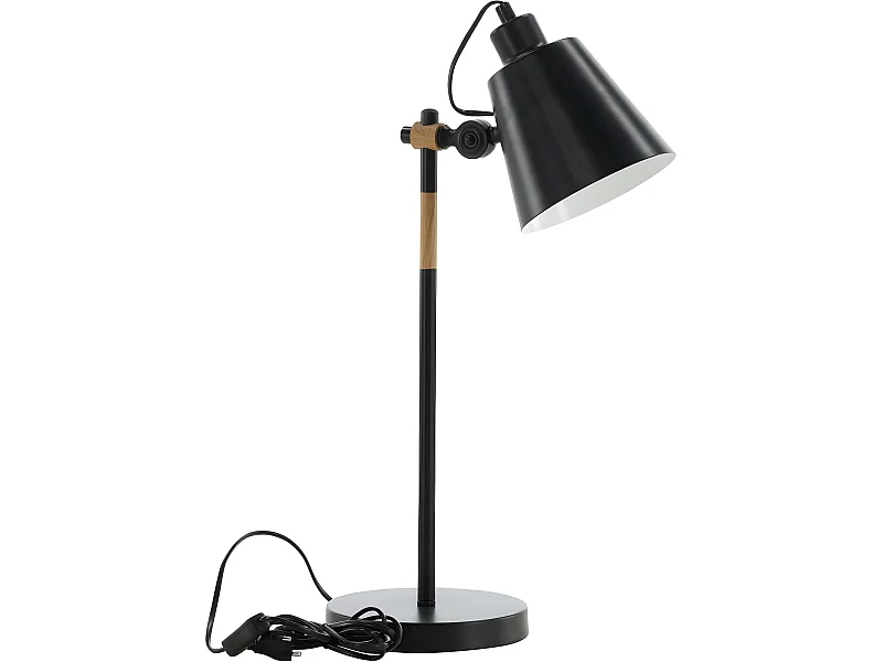 Lampe de Bureau en Métal "Skott" 58cm Noir