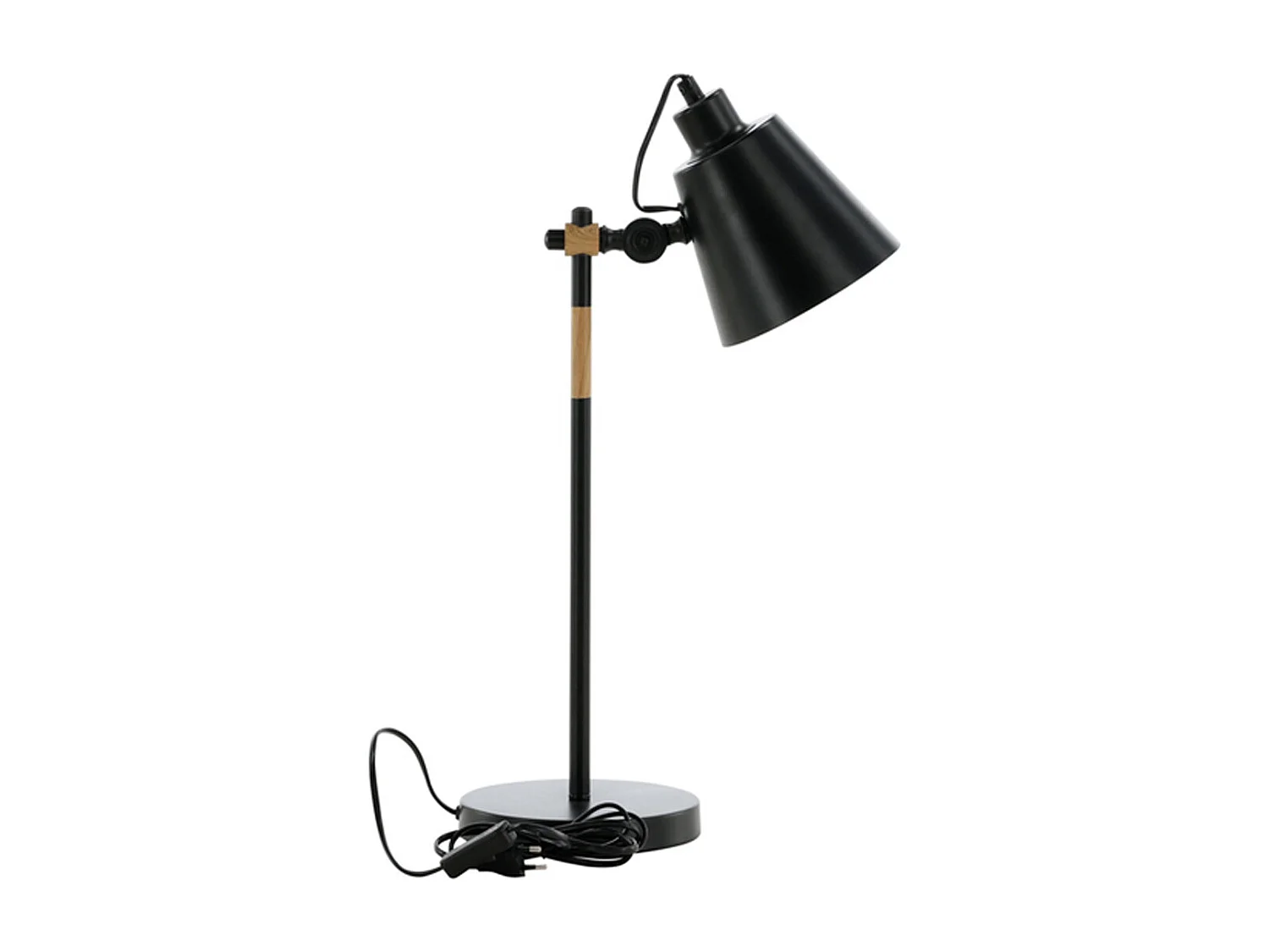 Lampe de Bureau en Métal "Skott" 58cm Noir