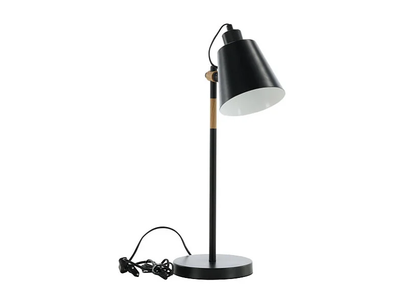 Lampe de Bureau en Métal "Skott" 58cm Noir