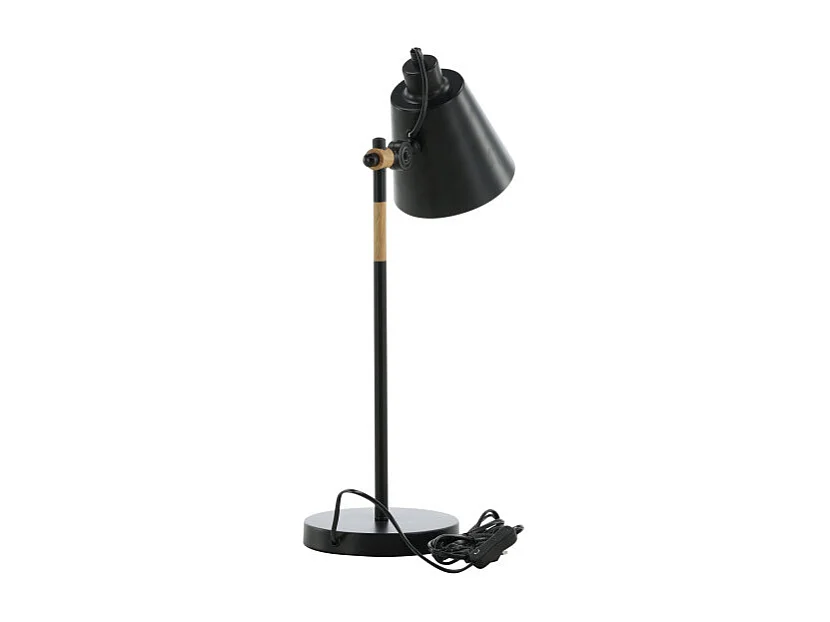 Lampe de Bureau en Métal "Skott" 58cm Noir