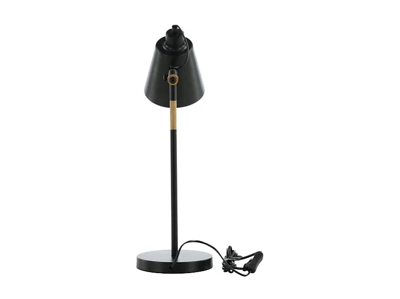 Lampe de Bureau en Métal "Skott" 58cm Noir