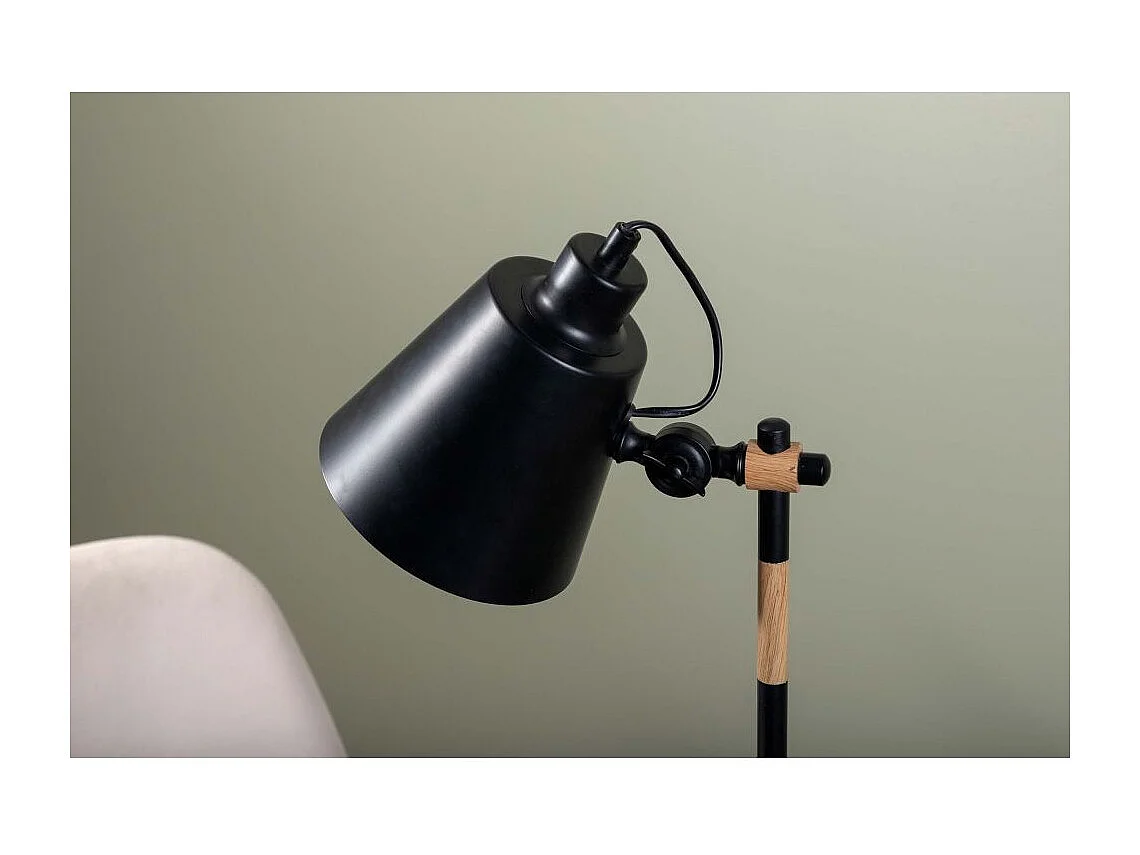 Lampe de Bureau en Métal "Skott" 58cm Noir