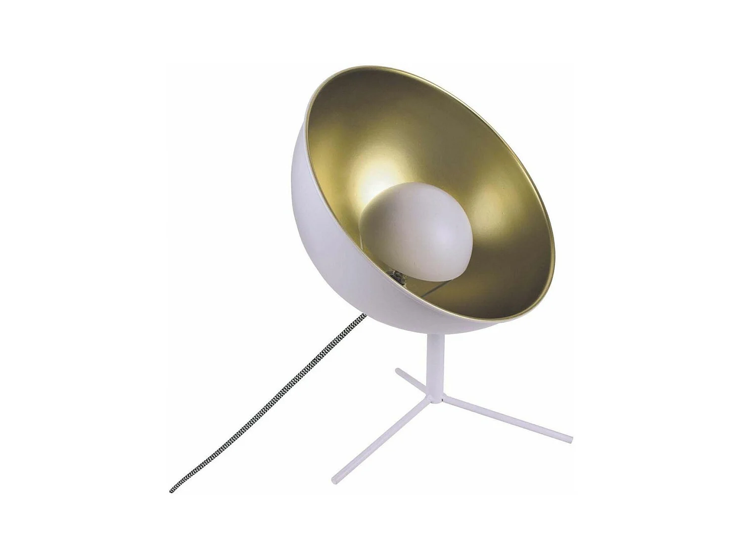Lampe à poser cinéma 31 cm Blanc