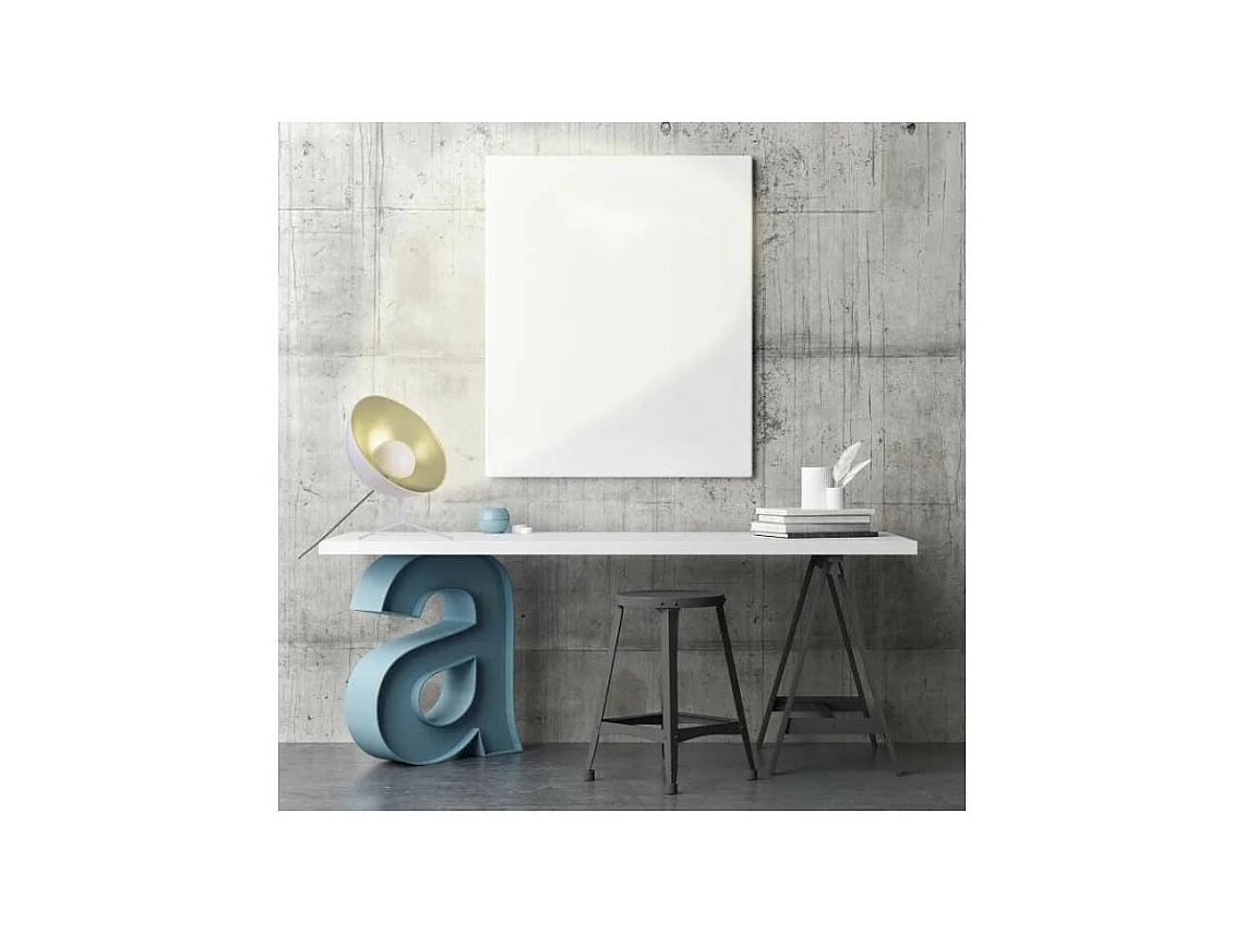 Lampe à Poser Design "Cinéma" 45cm Blanc