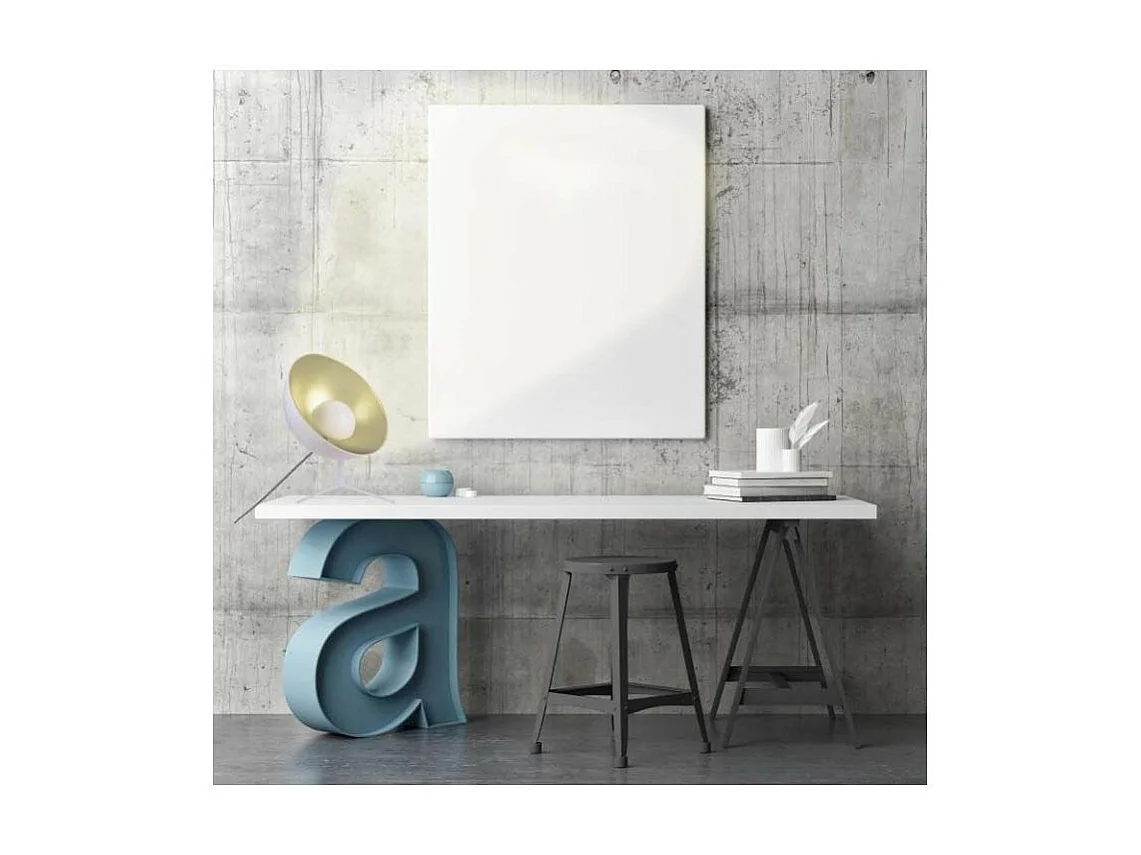 Lampe à Poser Design "Cinéma" 45cm Blanc