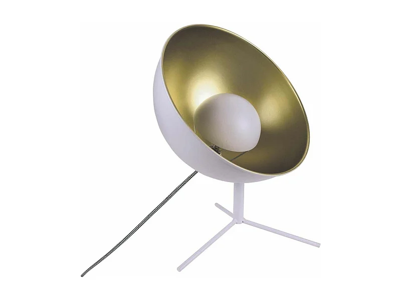 Lampe à Poser Design "Cinéma" 45cm Blanc