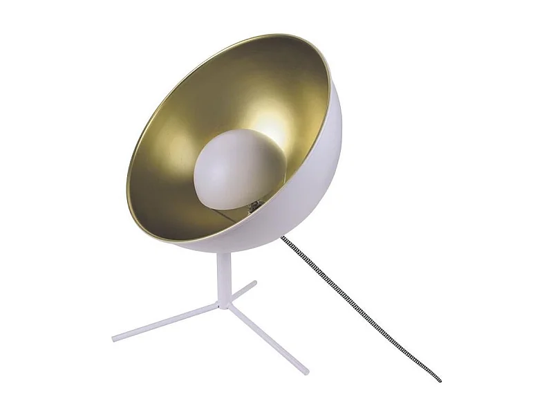 Lampe à Poser Design "Cinéma" 45cm Blanc
