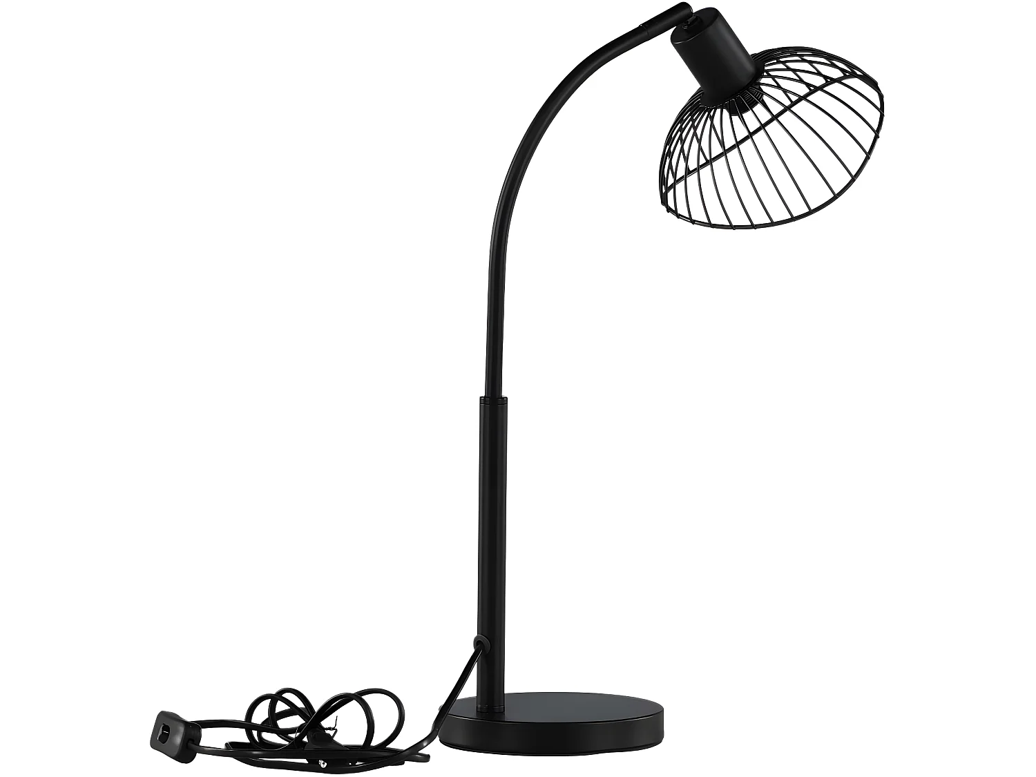 Lampe à poser en acier Elsa 18 x 25 x 48 cm