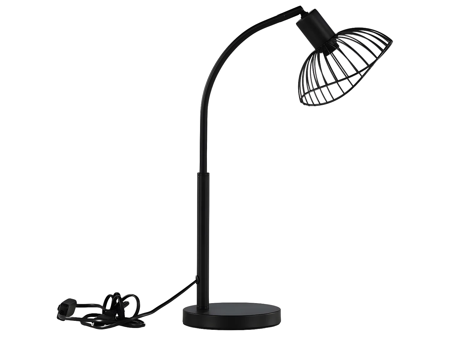 Lampe à poser en acier Elsa 18 x 25 x 48 cm