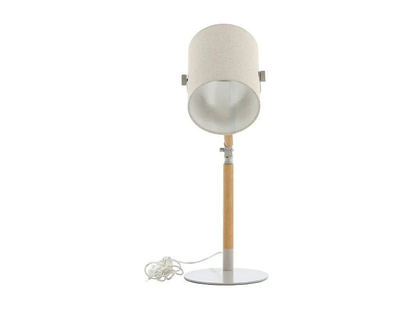 Lampe de Bureau Design "Dennis" 66cm Beige & Gris