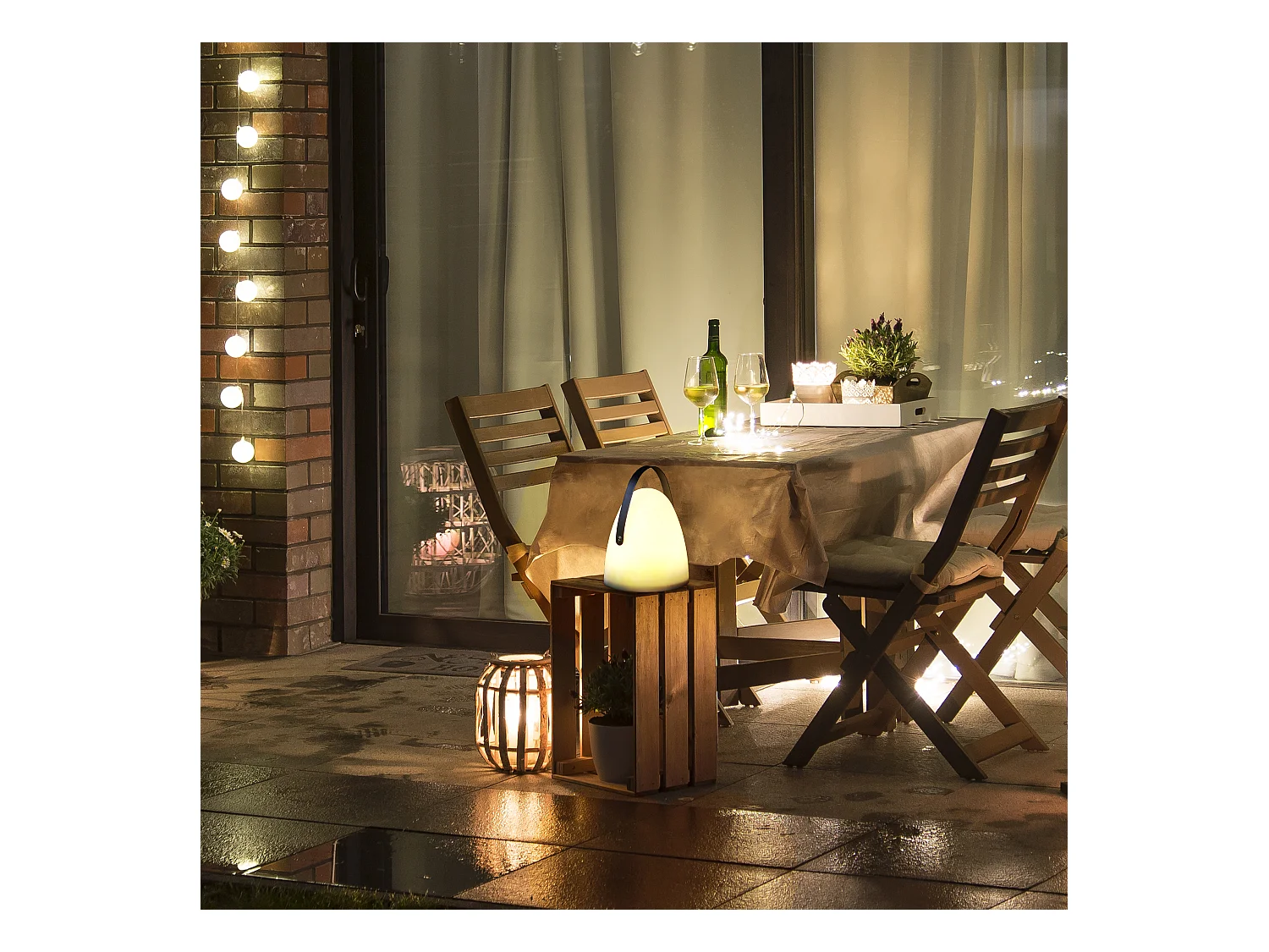 Lampe Exterieur Avec Poignee Blanc