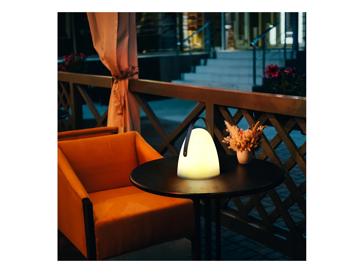 Lampe Exterieur Avec Poignee Blanc