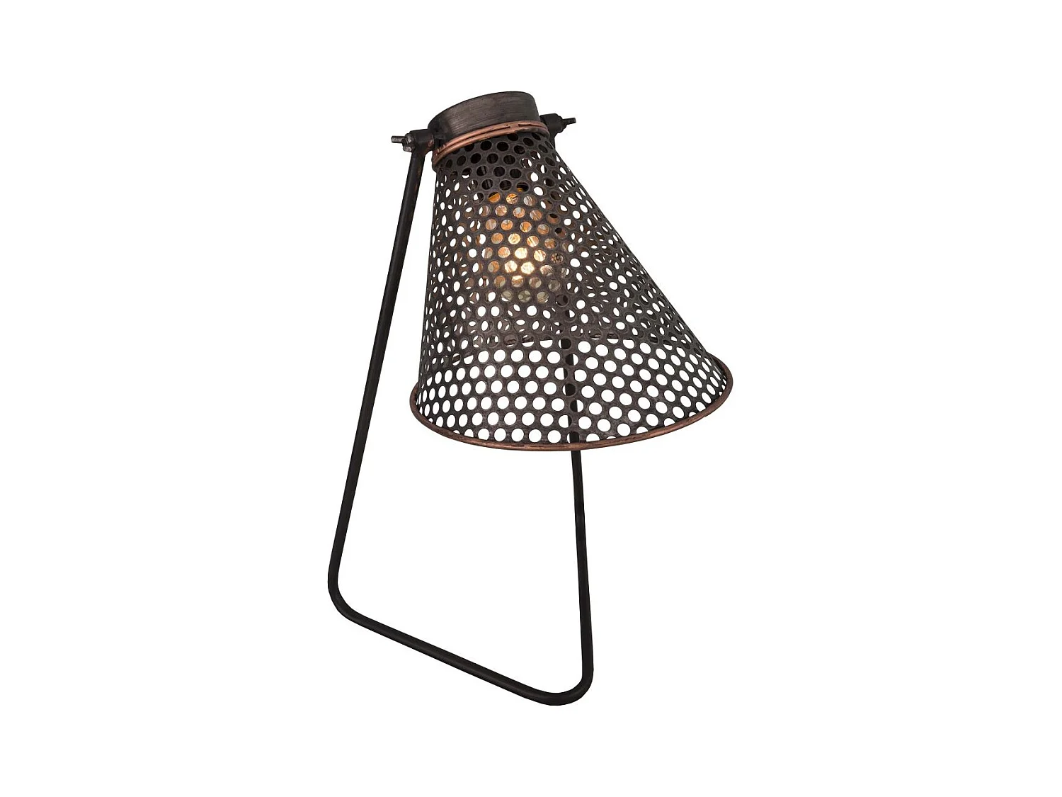 Lampada industriale in ferro 22 x 47 cm