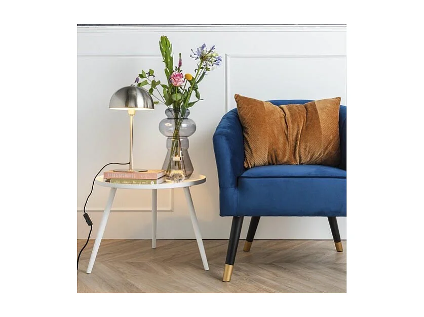 Lampa stołowa Bonnet - stal szczotkowana