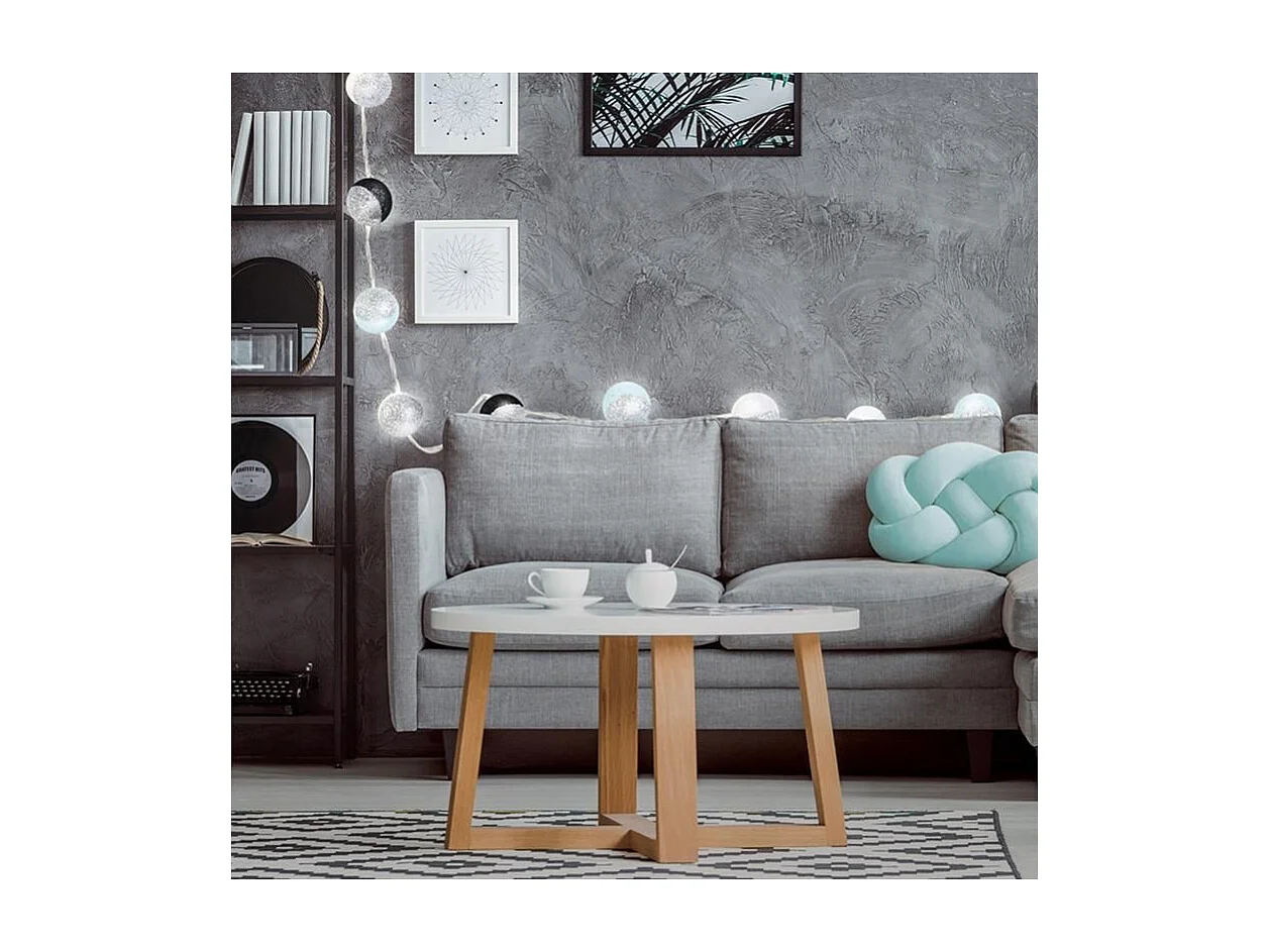 Guirlande Lumineuse à Led "16 Boules" 300cm Noir