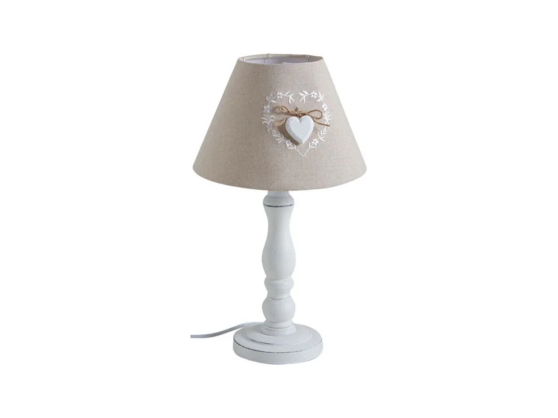 Lampe de chevet en bois Romantique