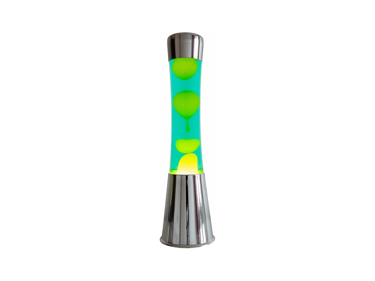 Tischlampe aus Metall und Glas Lave