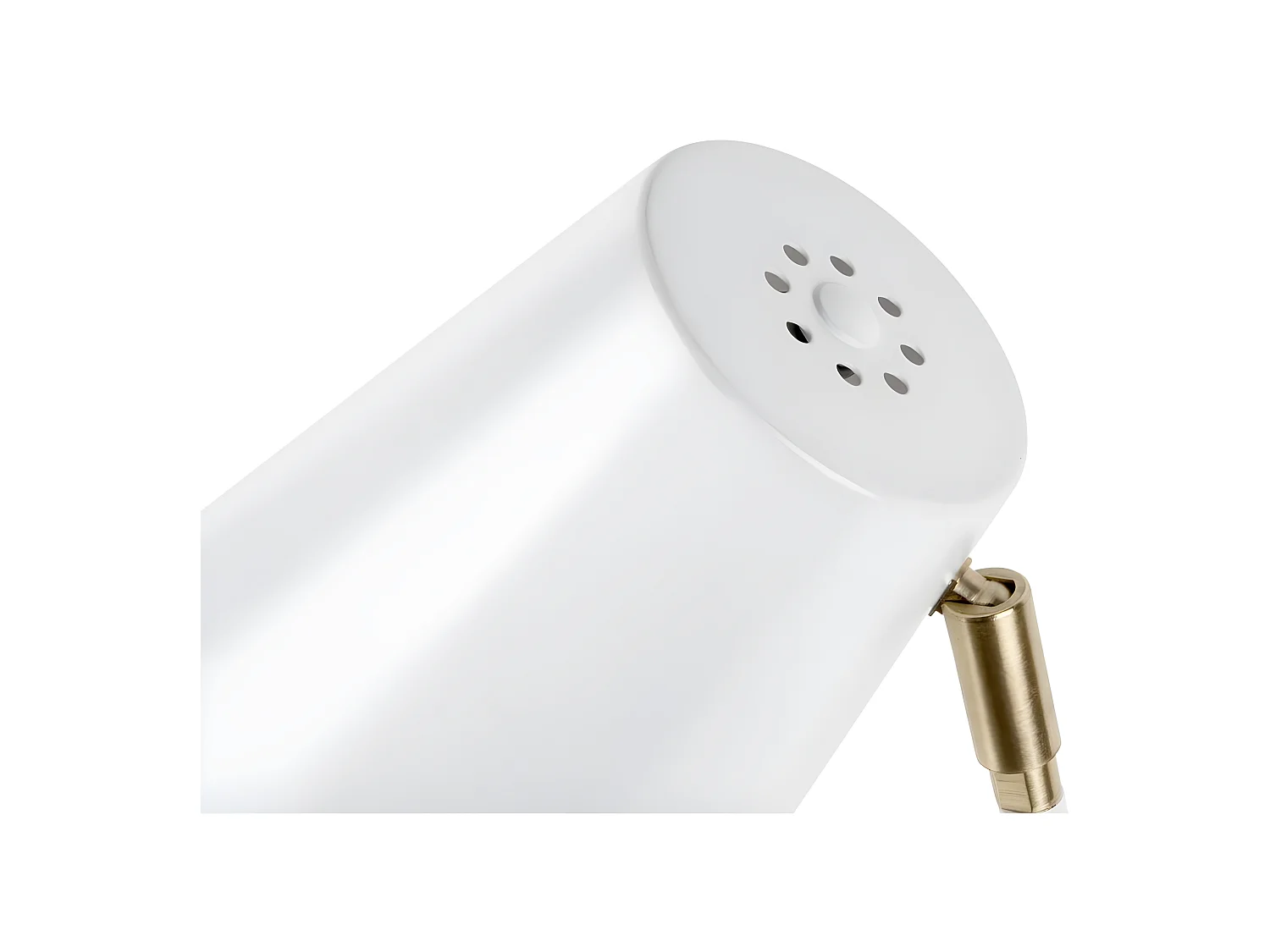 Lampe en métal à poser Noble Blanc