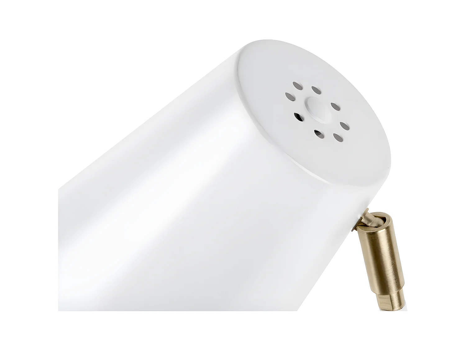 Lámpara de mesa de metal noble