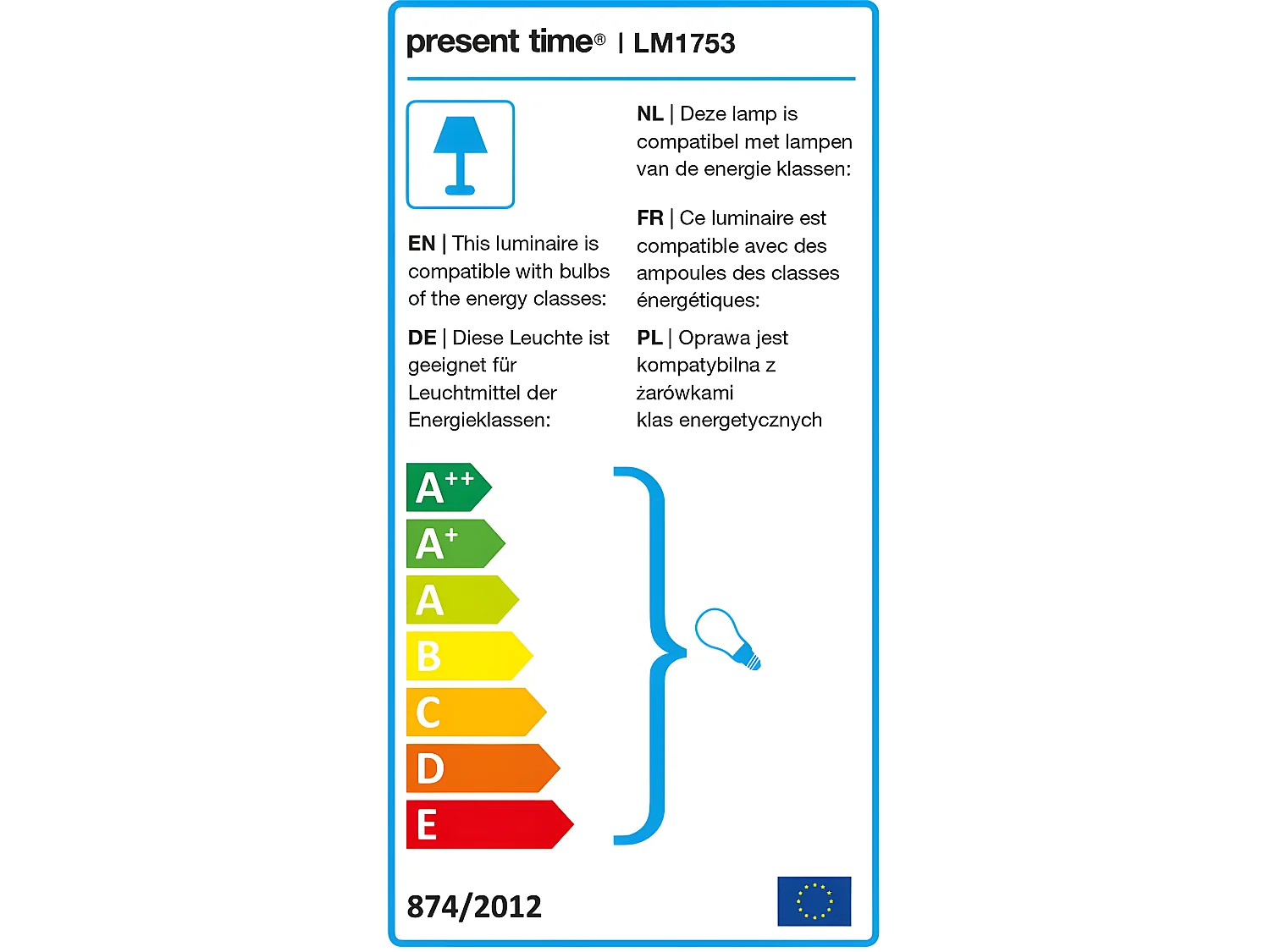 Lámpara de mesa de metal noble