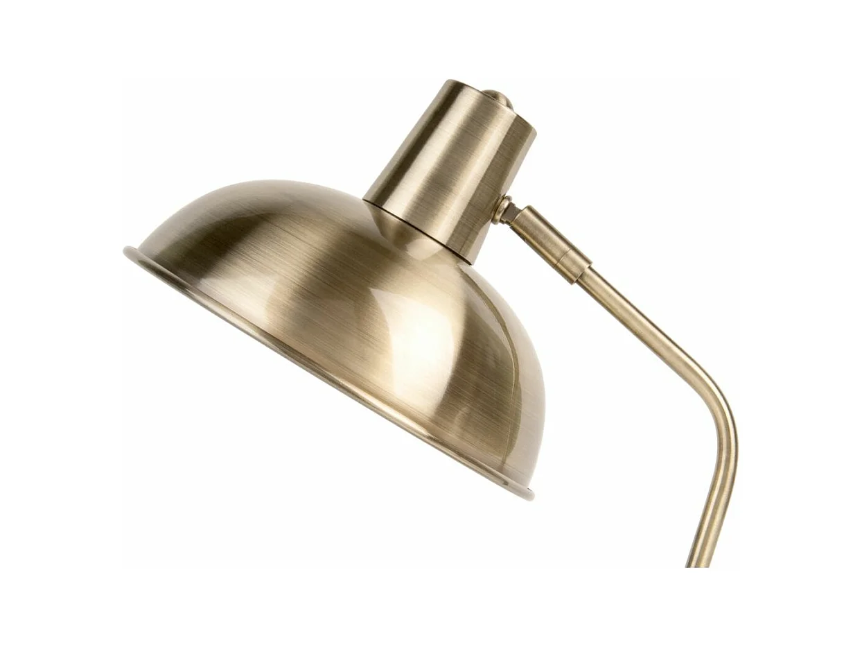 Lámpara de mesa de metal cepillado Hood