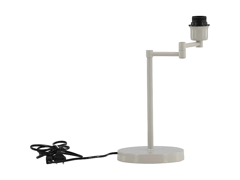 Lampada da tavolo in acciaio beige Virro