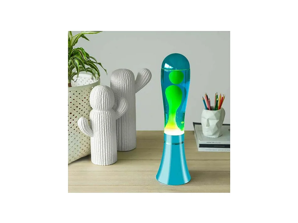 Lampe à poser en aluminium et verre Magma