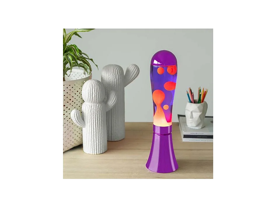 Tischlampe aus Aluminium und Glas Magma