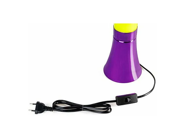 Tischlampe aus Aluminium und Glas Magma