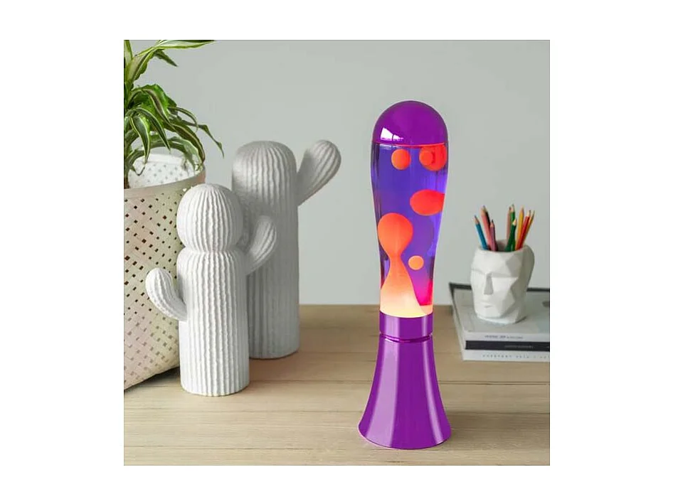 Lampe à poser en aluminium et verre Magma