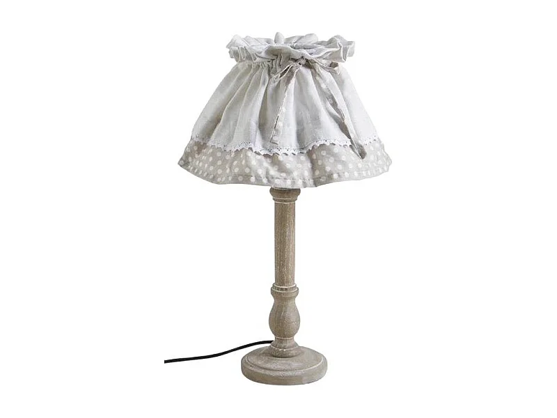 Lampe bois et metal Tradition