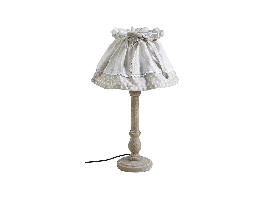Lampe bois et metal Tradition