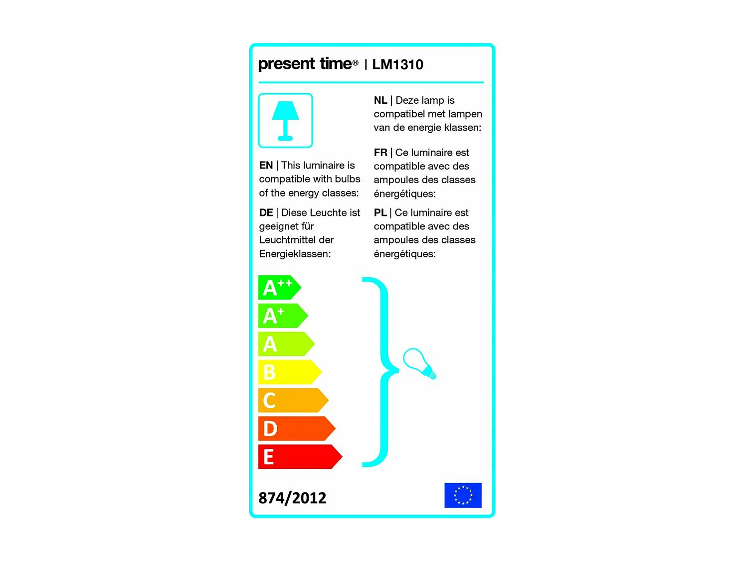 Lampe en métal à poser Hood