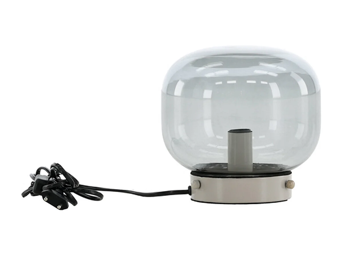 Lampe à Poser en Verre "Bollonelie" 19cm Beige