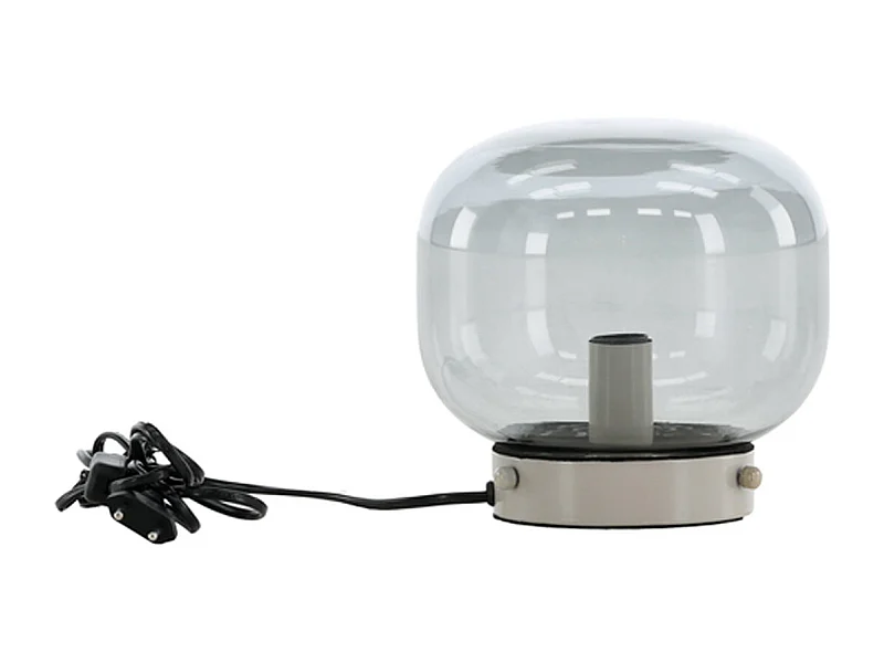 Lampe à Poser en Verre "Bollonelie" 19cm Beige