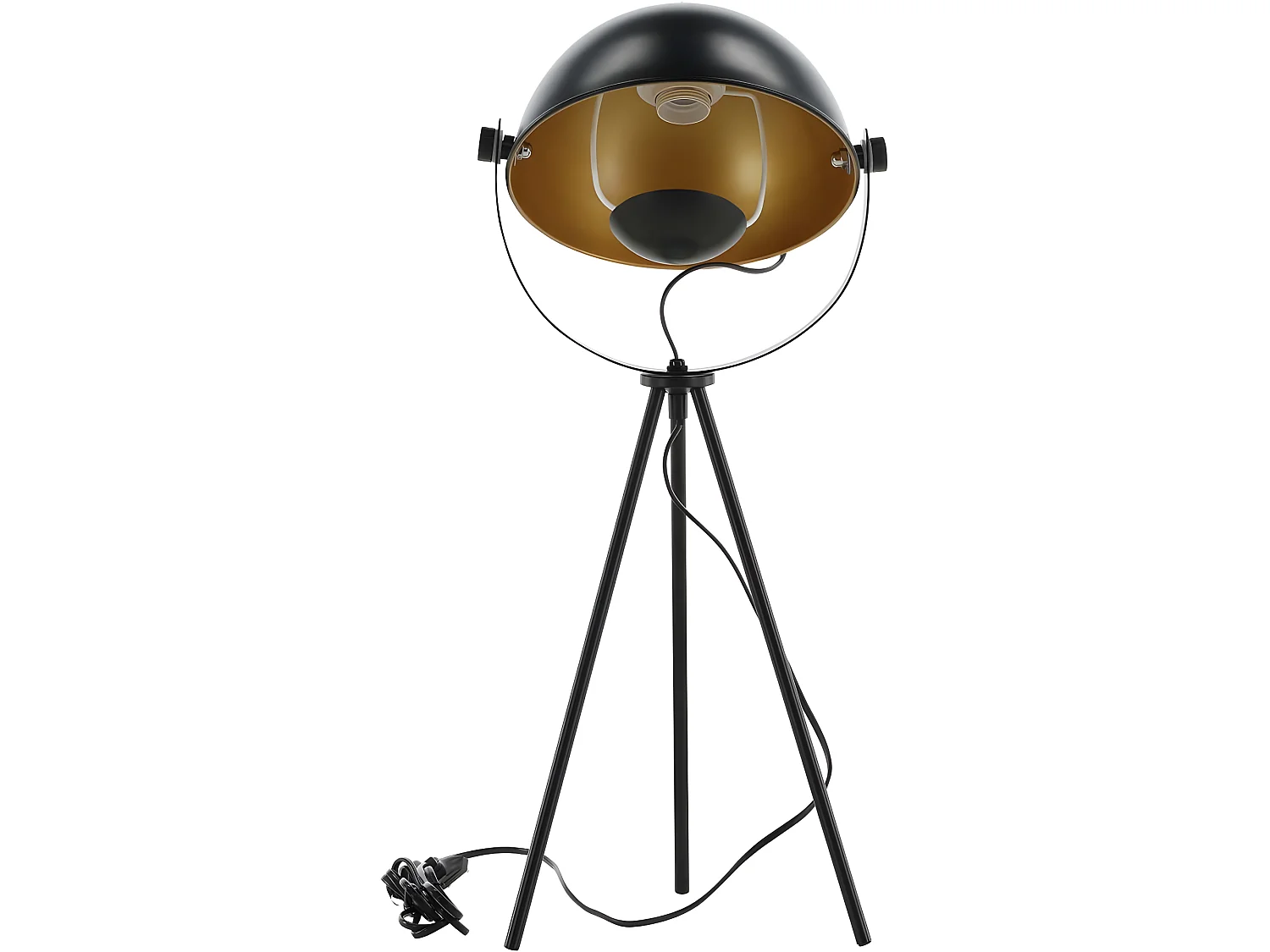 Lampe à Poser Trépied "Search" 67cm Noir