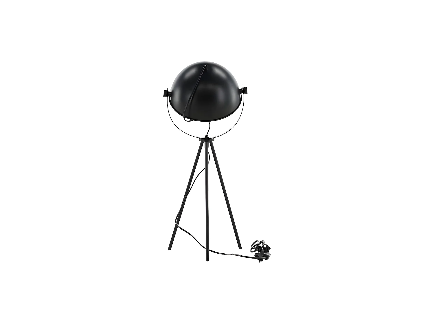 Lampe à Poser Trépied "Search" 67cm Noir