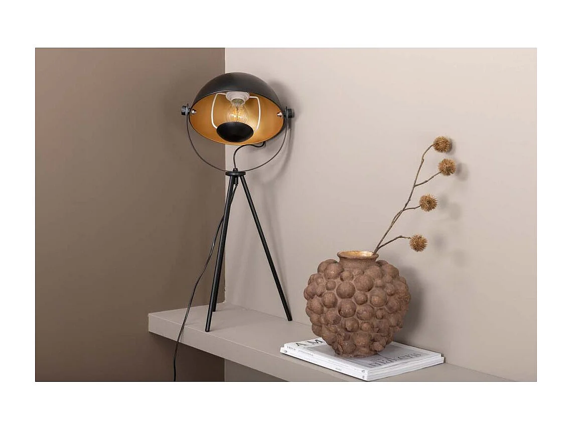 Lampe à Poser Trépied "Search" 67cm Noir