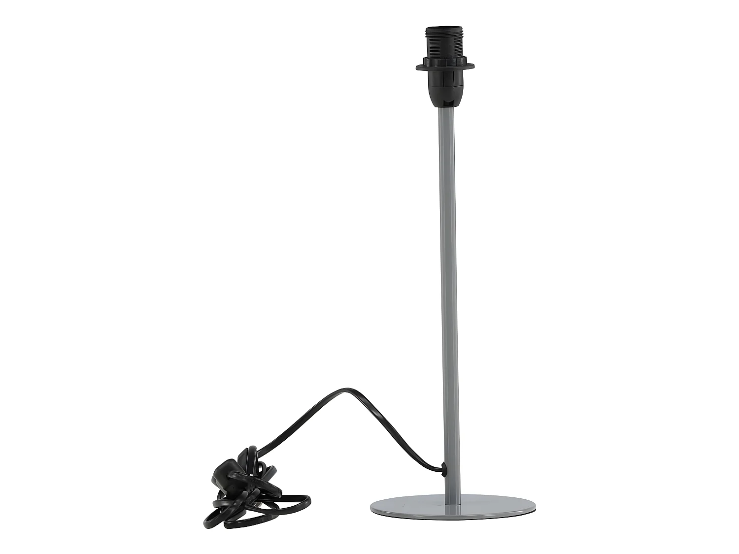 Pied de Lampe à Poser "Dasir" 43cm Gris