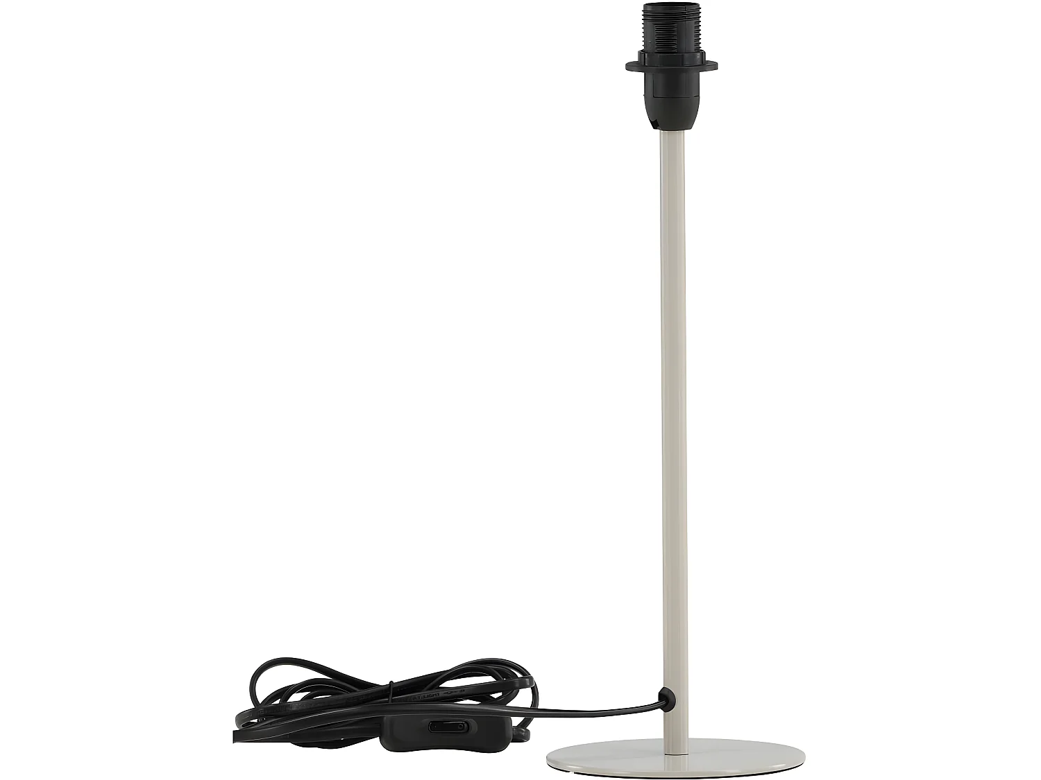 Dasir verlichting tafellamp 12x12x42,4cm  beige, zwart.