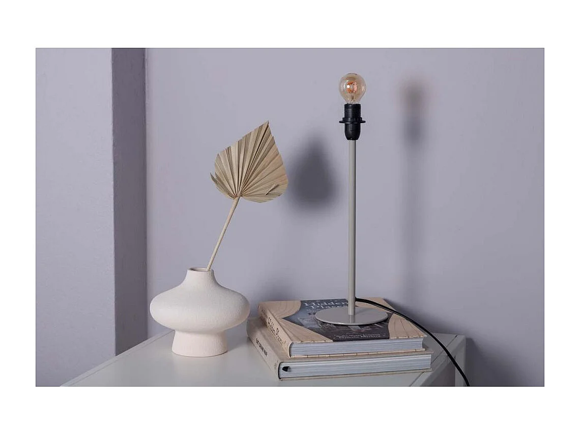 Pied de Lampe à Poser "Dasir" 43cm Beige