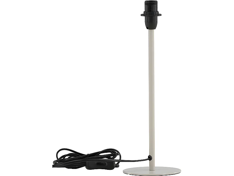 Dasir verlichting tafellamp 12x12x42,4cm  beige, zwart.