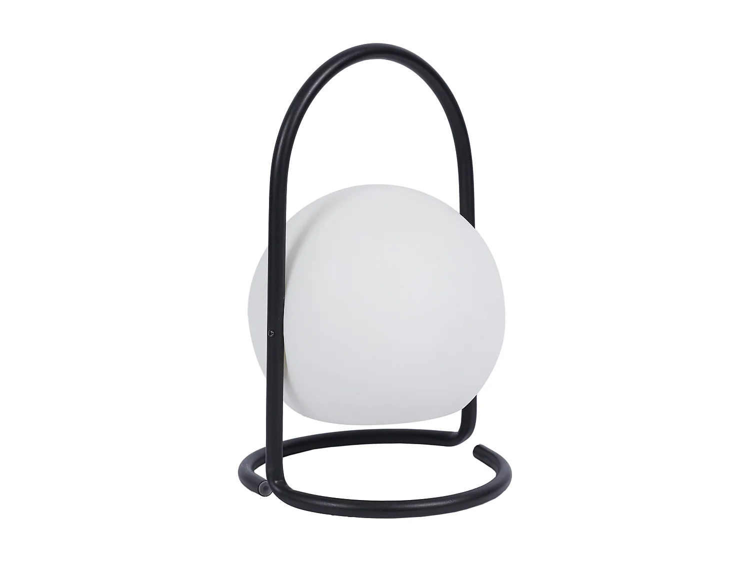 Lampe Ronde Decorative Interieur Et Exterieur Noir, Blanc