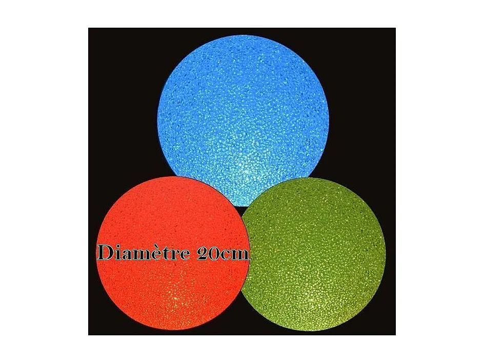 Veilleuse cristal LEDs 20cm Grand modèle