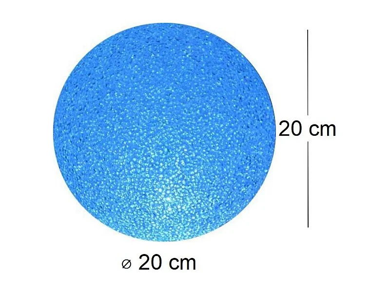 Veilleuse cristal LEDs 20cm Grand modèle