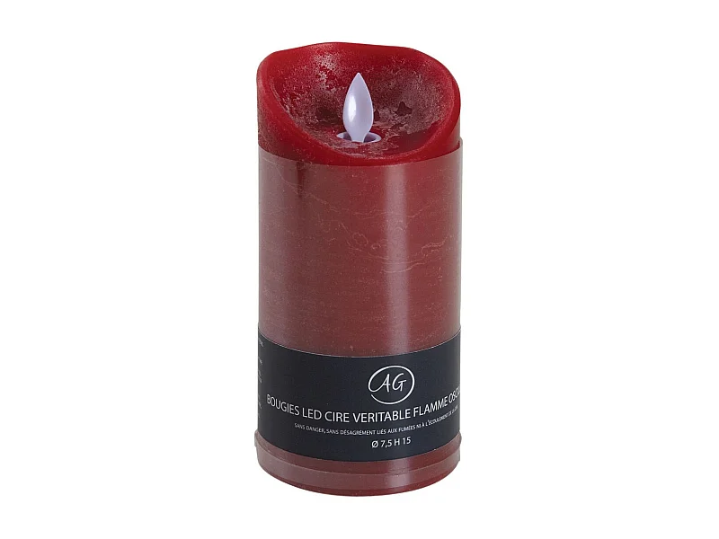 Grande bougie à LED parfumée Fruits Rouges Grand modèle