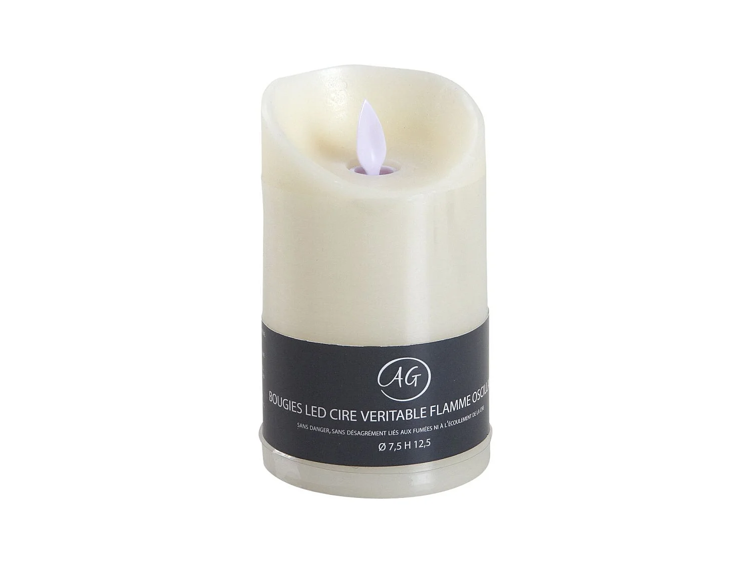 Bougie à LEDs parfumée Vanille Moyen modèle