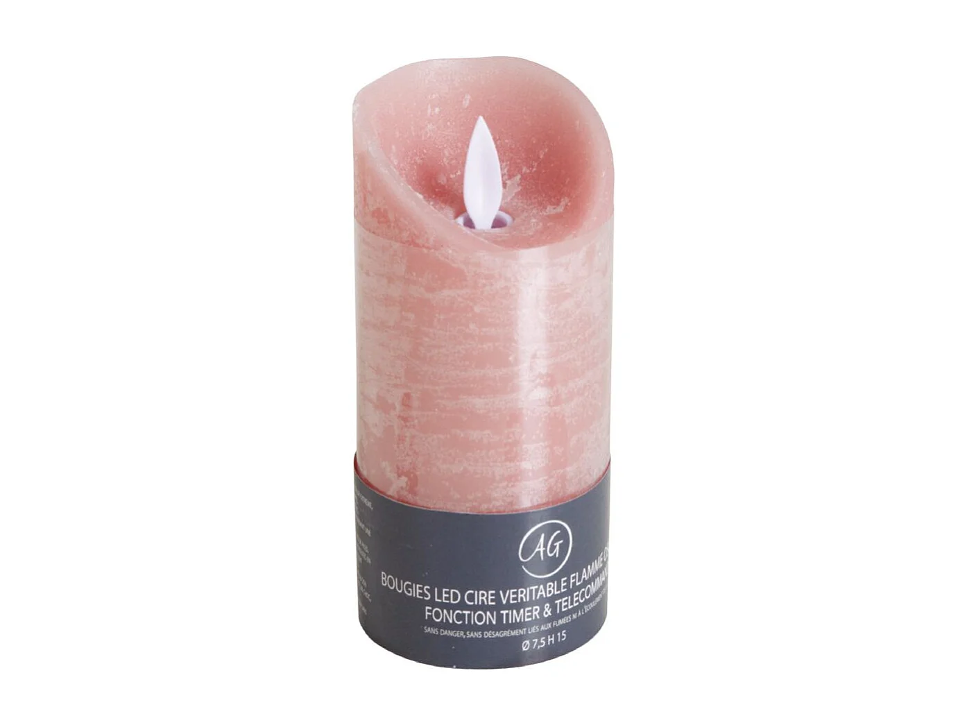 Grande bougie à LED parfumée Pamplemousse Grand modèle